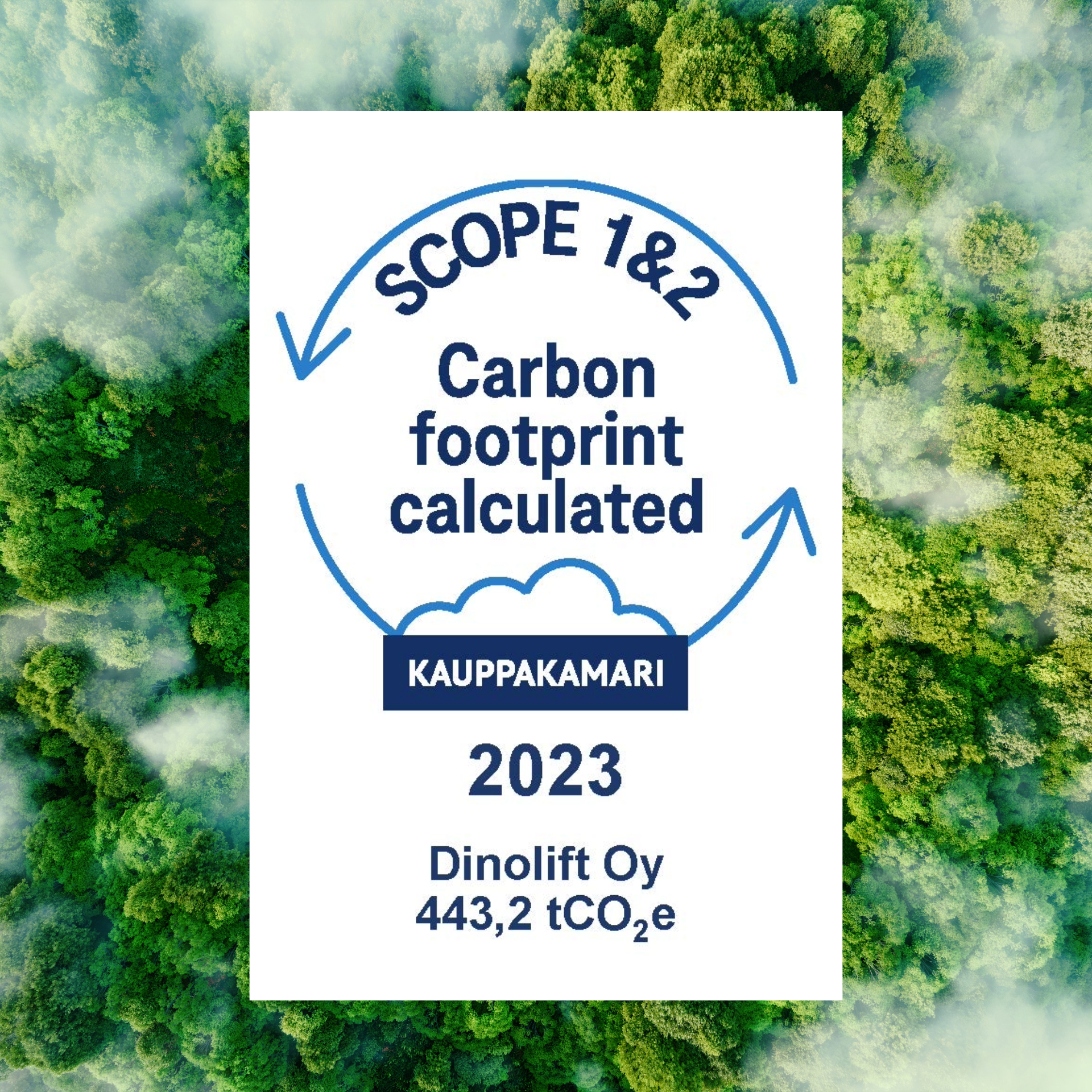 Dinolift Oy Joins the Climate Program: Leading the Way with Carbon Footprint Calculation